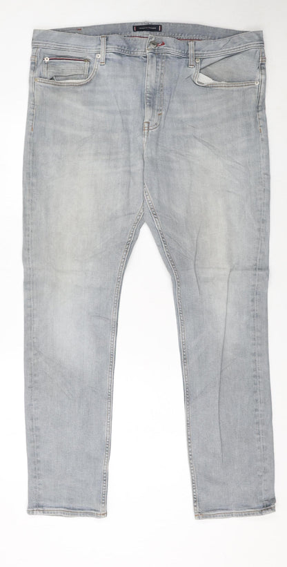 Tommy Hilfiger Men’s Blue Slim Tapered Jeans 38x30 Houston Stretch Denim