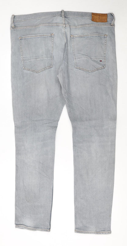Tommy Hilfiger Men’s Blue Slim Tapered Jeans 38x30 Houston Stretch Denim