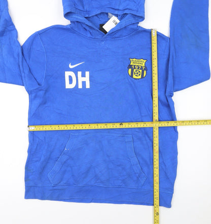 Nike Boys Blue XL Pullover Hoodie Bleakhill Athletic Football Top
