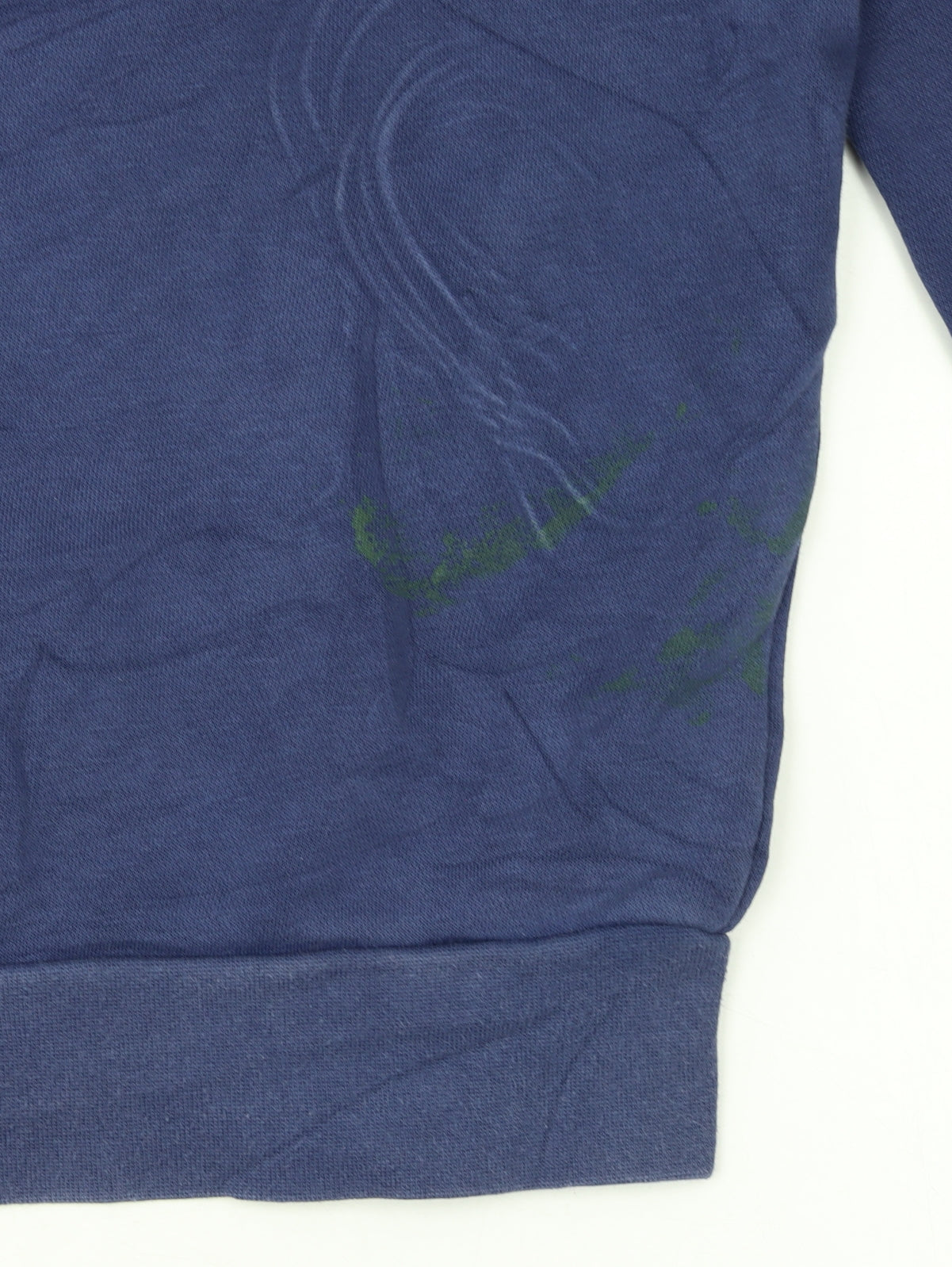 Adidas Men's Blue Small Pullover Sweatshirt Embroidered Logo