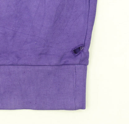 Calvin Klein Women’s Purple 1/2 Zip Cotton Sweatshirt Size S