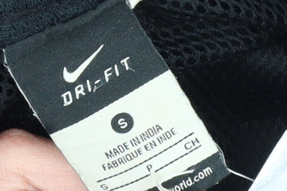 Nike Men's Black Dri-FIT Track Pants S Quick Dry Sportswear