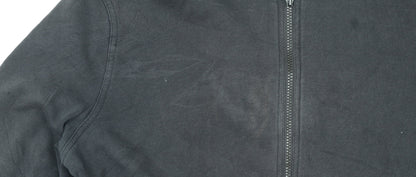Hugo Boss Men's Black Full Zip Hoodie Size L Cotton Blend