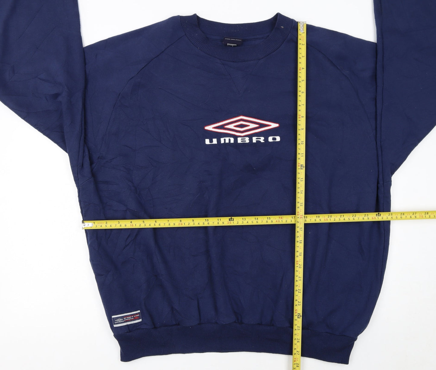 Umbro Men's Blue 2XL Pullover Crew Neck Sweatshirt