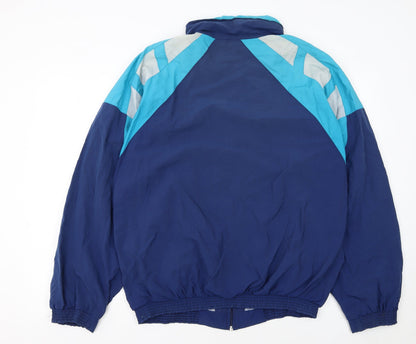Raider Men's Blue XL Retro Colourblock Track Jacket