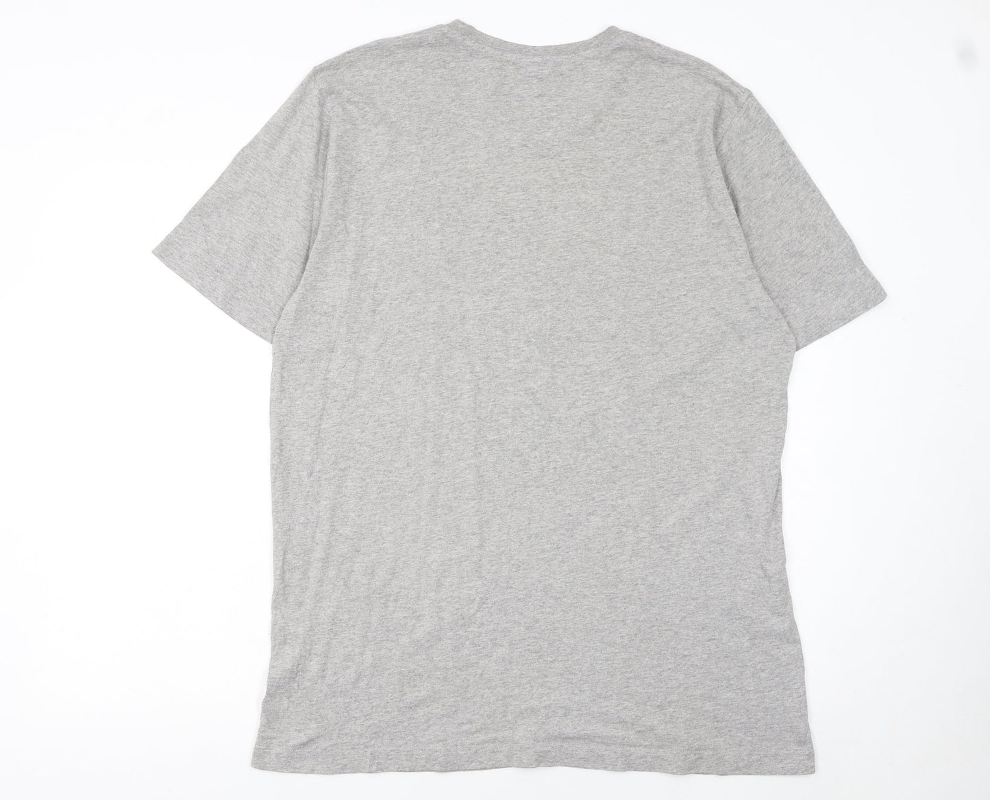 Reebok Men's Grey Classic Logo Crew Neck T-Shirt XL