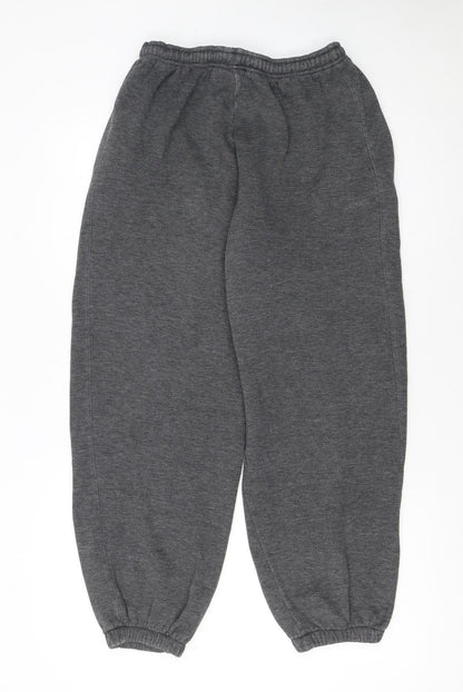Umbro Men's Grey Fleece Sweatpants S Elastic Waist Jogger