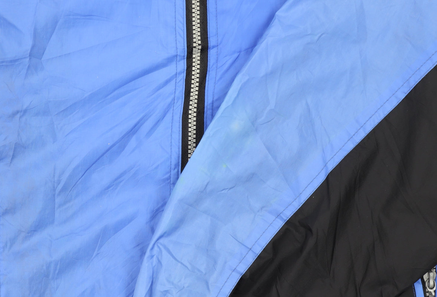 Nike Men's Blue & Black Windbreaker Jacket Size S Hooded