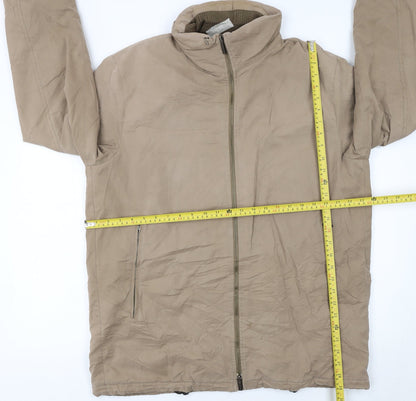 Burberry Men’s Beige Full Zip Lined Jacket Size L