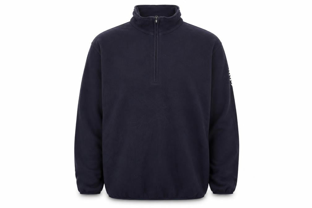 Hugo Boss Men’s Blue Fleece 1/4 Zip Pullover Sweatshirt XL