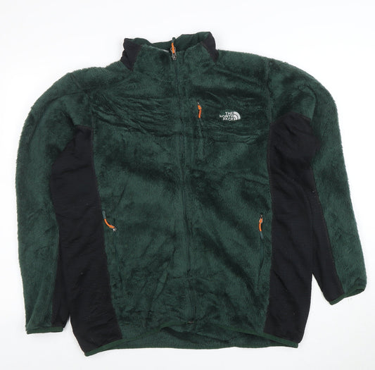 The North Face Men's Green Fleece Jacket XL Summit Series Outdoor