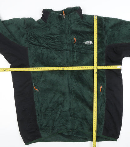 The North Face Men's Green Fleece Jacket XL Summit Series Outdoor