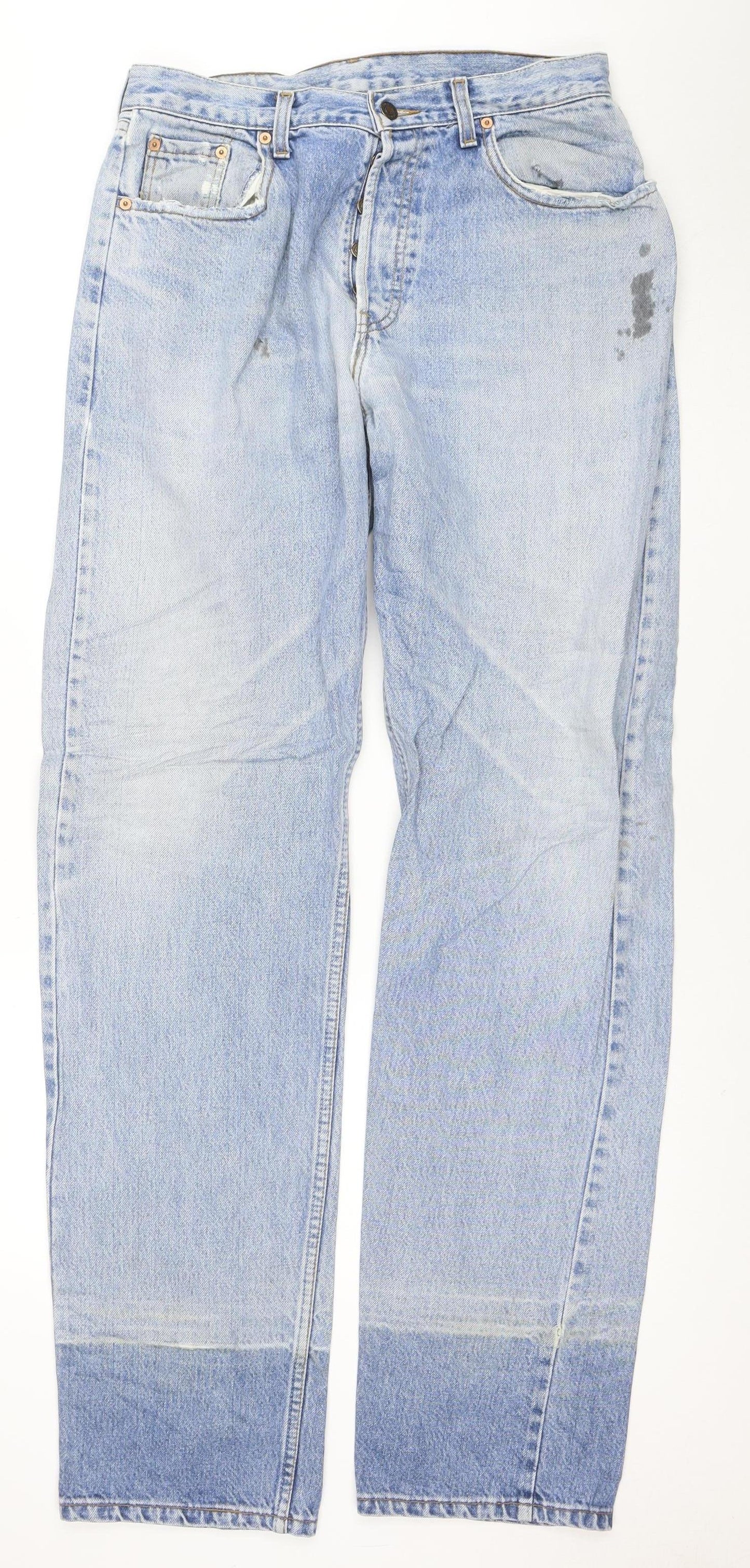 Levi's Men's Blue 605 Straight Leg Jeans W33 L36 Vintage 90s Denim