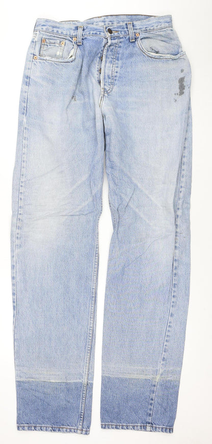 Levi's Men's Blue 605 Straight Leg Jeans W33 L36 Vintage 90s Denim