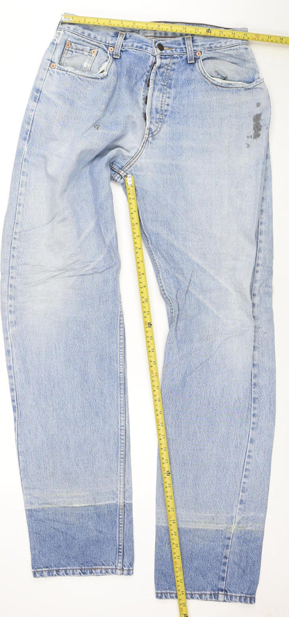 Levi's Men's Blue 605 Straight Leg Jeans W33 L36 Vintage 90s Denim