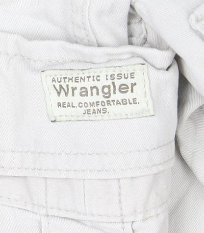Wrangler Men's Beige Cargo Shorts Size 44 Cotton Casual