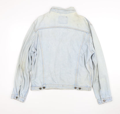 Levi's Men's Blue Denim Classic Button Jacket Size M