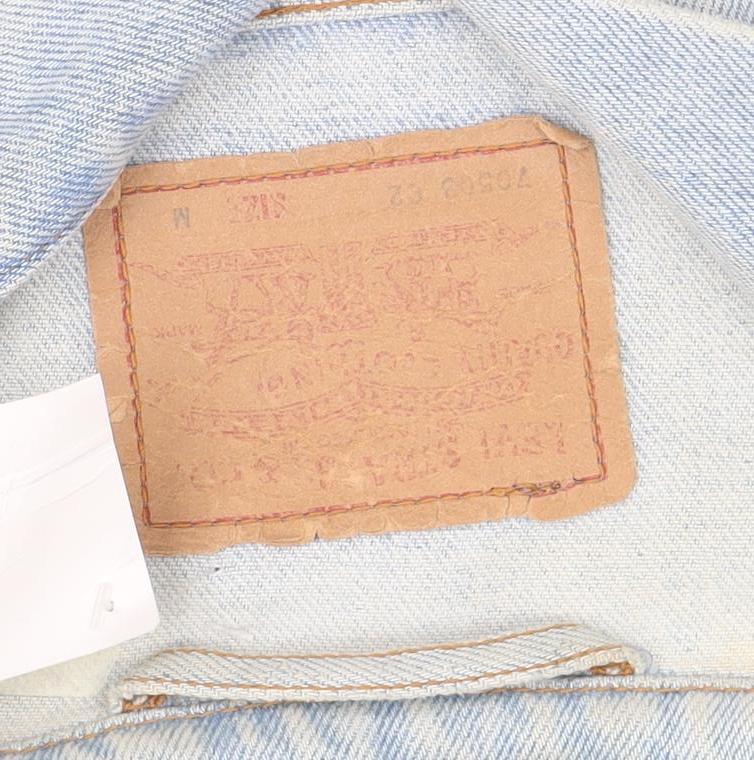 Levi's Men's Blue Denim Classic Button Jacket Size M