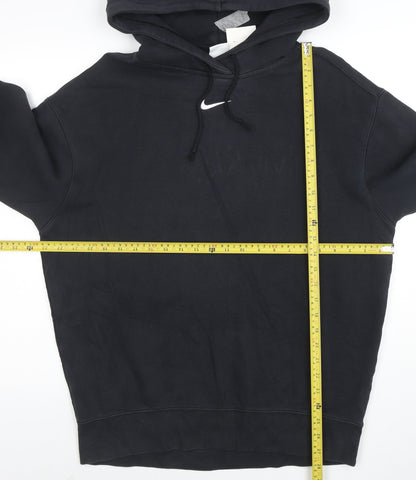 Nike Women's Black Small Pullover Hoodie Cotton Blend