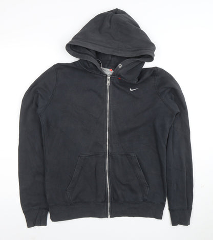 Nike Men's Black Full Zip Hooded Sweatshirt Medium