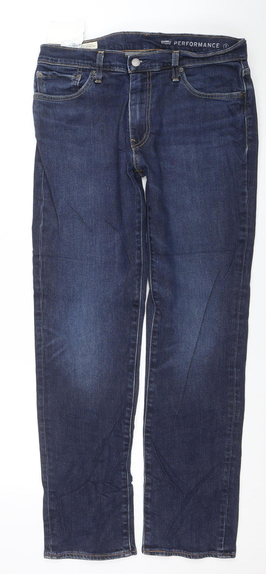 Levi's Mens Blue 511 Slim Fit Denim Jeans W33 L32