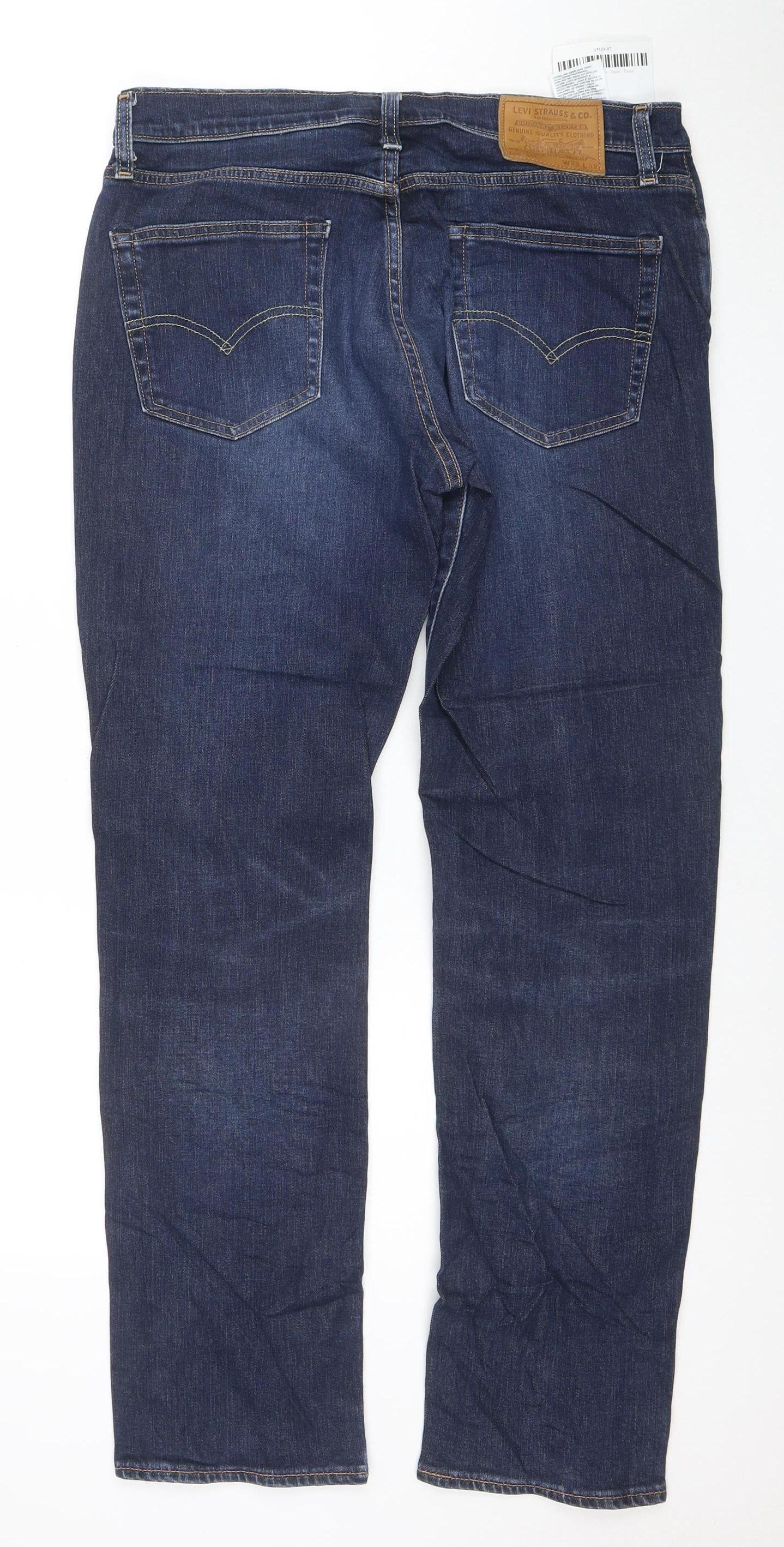 Levi's Mens Blue 511 Slim Fit Denim Jeans W33 L32