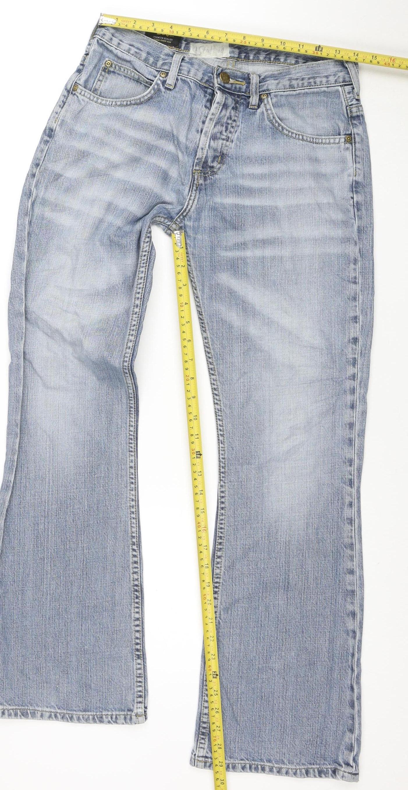 Lee Women’s Blue Straight Leg Denim Jeans Size 30 Regular