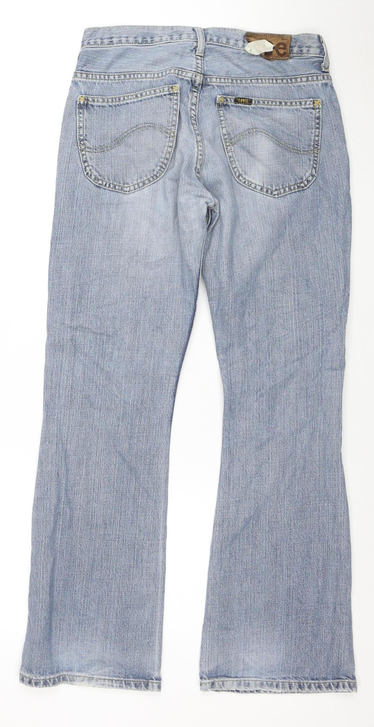 Lee Women’s Blue Straight Leg Denim Jeans Size 30 Regular