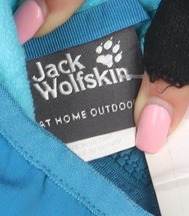 Jack Wolfskin Women Blue Softshell Hooded Jacket Size 10