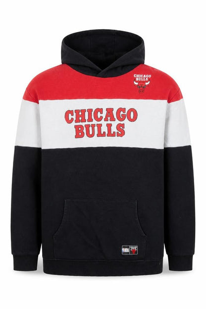 NBA Chicago Bulls Teens Black Red Pullover Hoodie 14 Plus