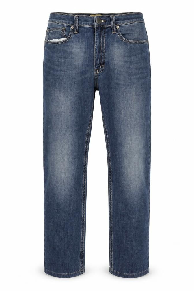 Wrangler 20X Men's Blue Regular Fit Straight Denim Jeans 36x36