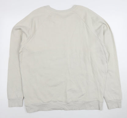 Under Armour Women's Beige Loose Fit Sweatshirt Size L