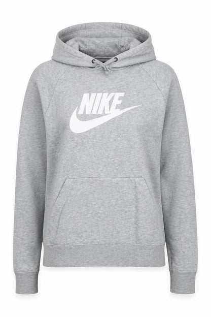 Nike Women's Grey Pullover Hoodie Size M Cotton Blend