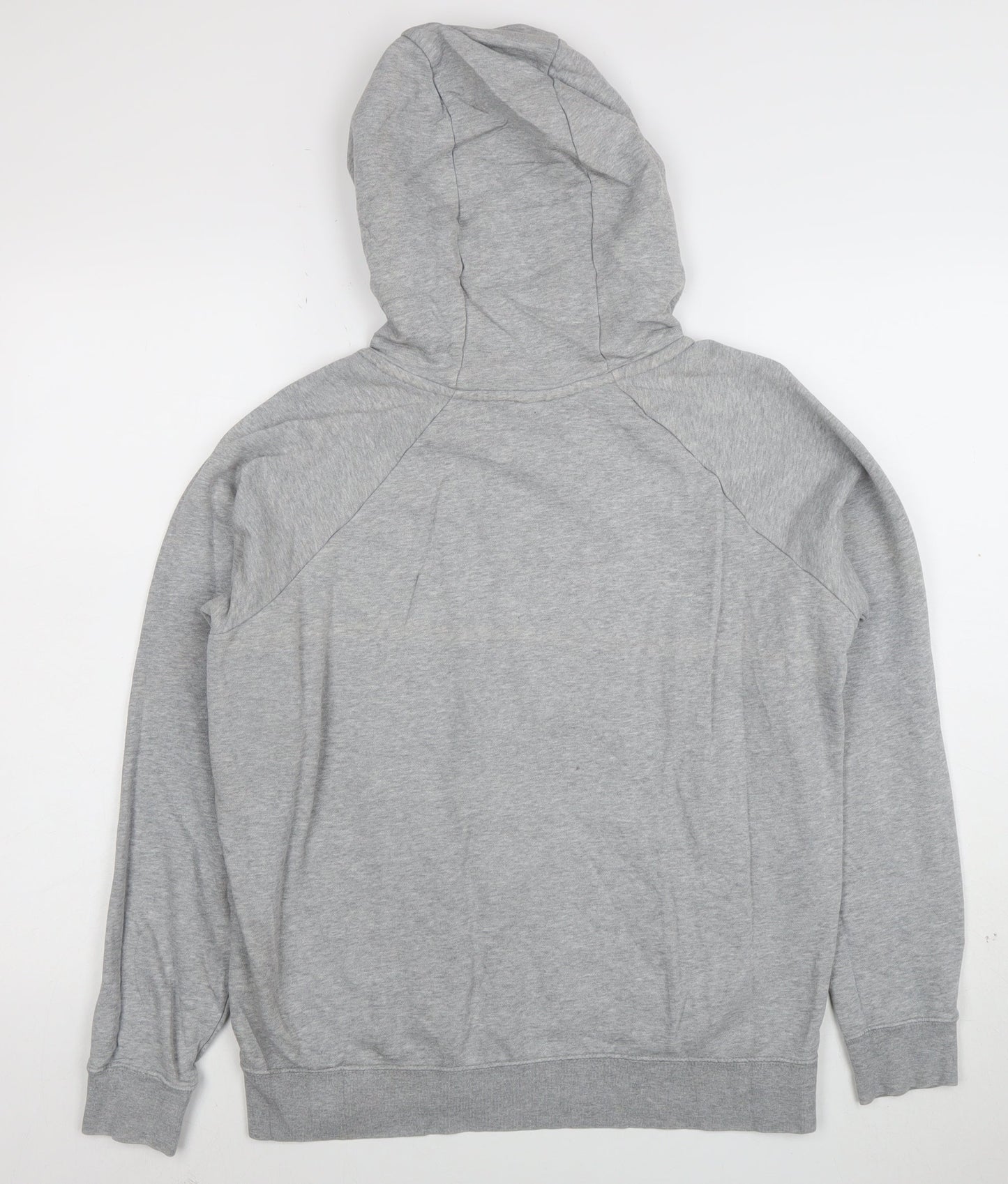 Nike Women's Grey Pullover Hoodie Size M Cotton Blend