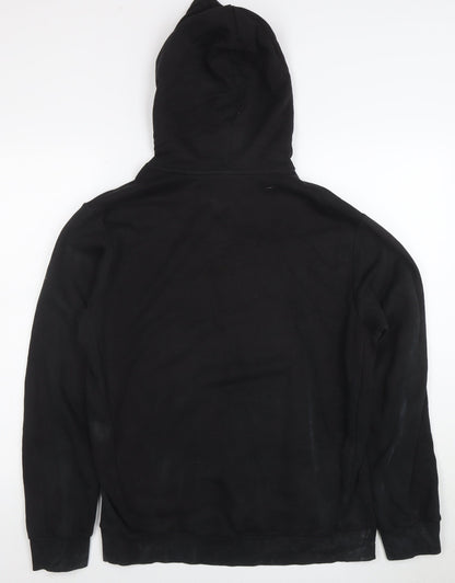 adidas Men's Black Pullover Hoodie L Logo Sportswear