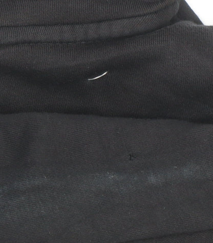 adidas Men's Black Pullover Hoodie L Logo Sportswear