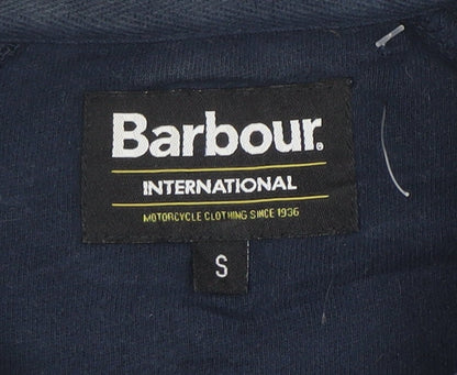 Barbour Men’s Blue Crew Neck Sweatshirt S Pullover Motorcycle Style