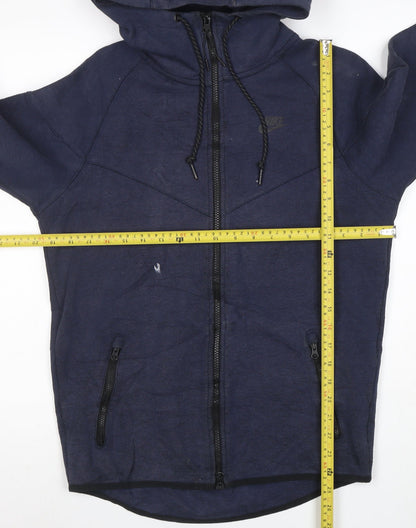 Nike Men's Blue Full Zip Hoodie Small Regular Fit