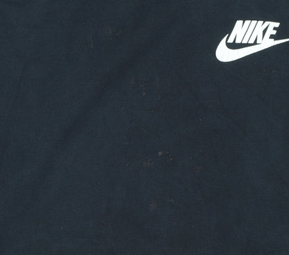Nike Men's Black & White Crew Neck Pullover Sweatshirt Size S