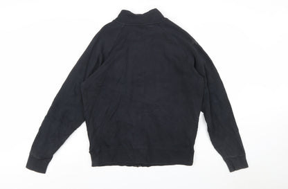 Nike Men's Black Full Zip Fleece Sweatshirt Size M