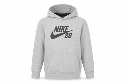 Nike SB Boys Grey Pullover Hoodie 12-13 Years Lined Cotton Blend