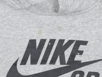Nike SB Boys Grey Pullover Hoodie 12-13 Years Lined Cotton Blend