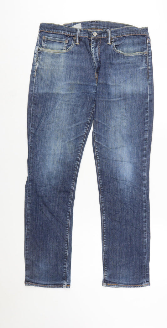 Levi's 511 Men's Blue Slim Straight Jeans W34 L32 Denim
