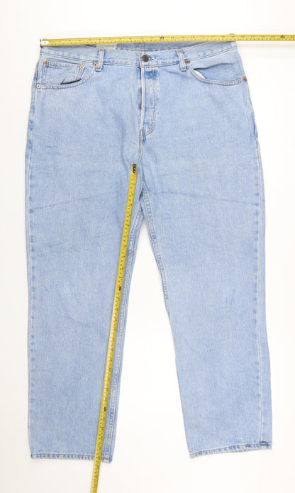 Levi's 582 Men's Blue Regular Straight Jeans W40 L30 Classic Denim