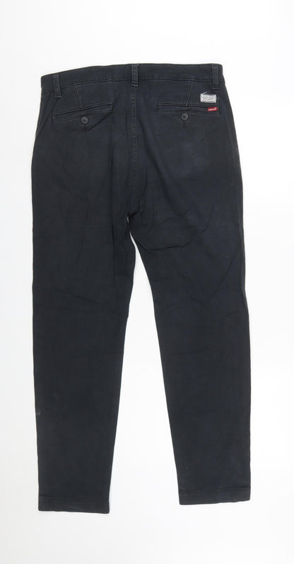 Levi's Men's Black XX Chino Trousers W32 L30 Regular Fit