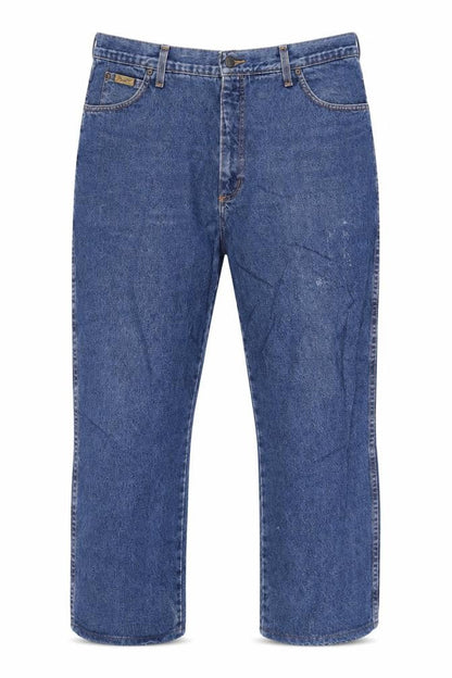 Wrangler Men's Blue Straight Leg Jeans Size 42W 32L Denim Classic Fit