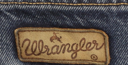 Wrangler Texas Men Blue 36x32 Straight Leg Denim Jeans