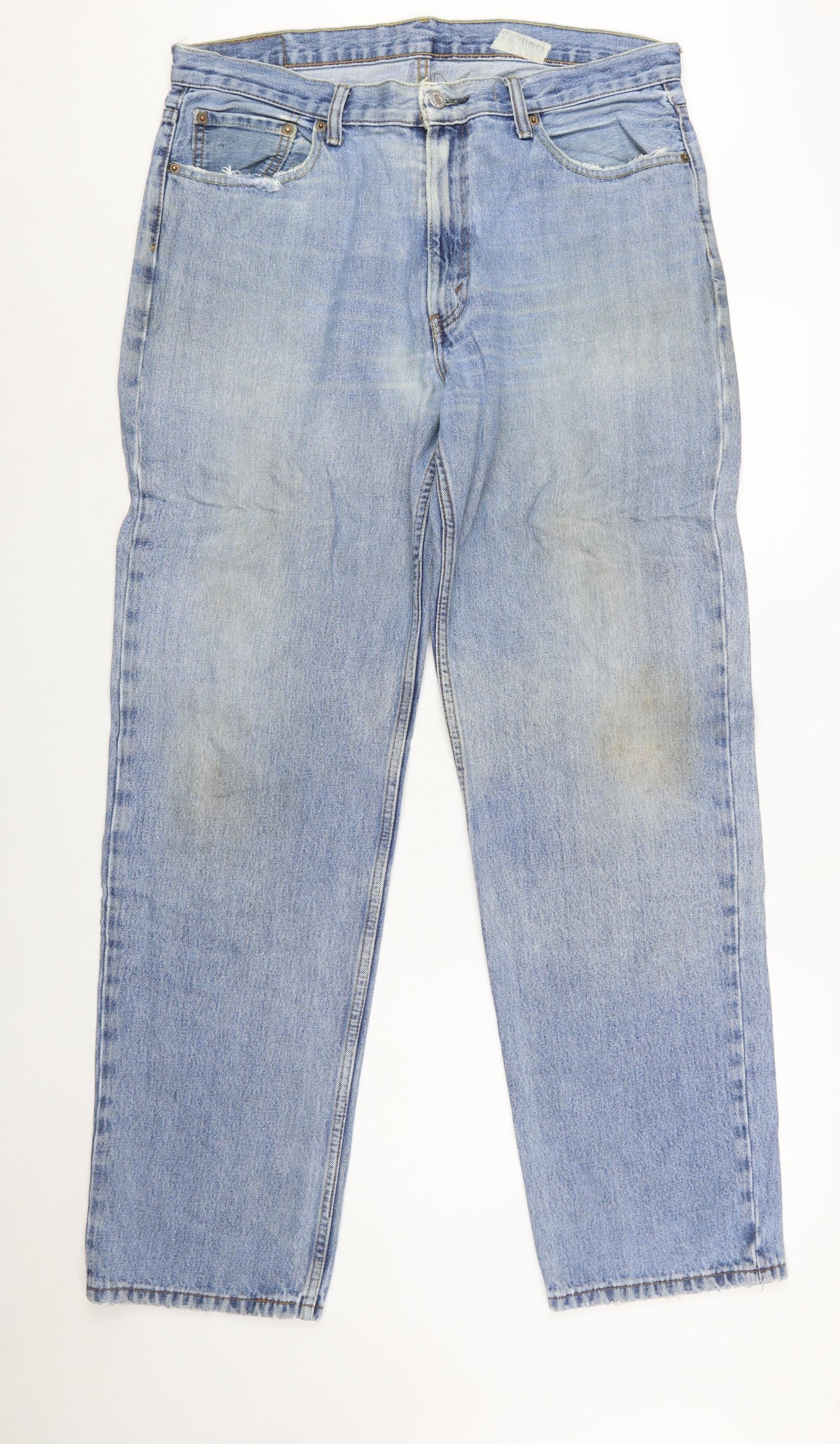 Levi's 550 Men's Blue Relaxed Fit Straight Leg Jeans W36 L34