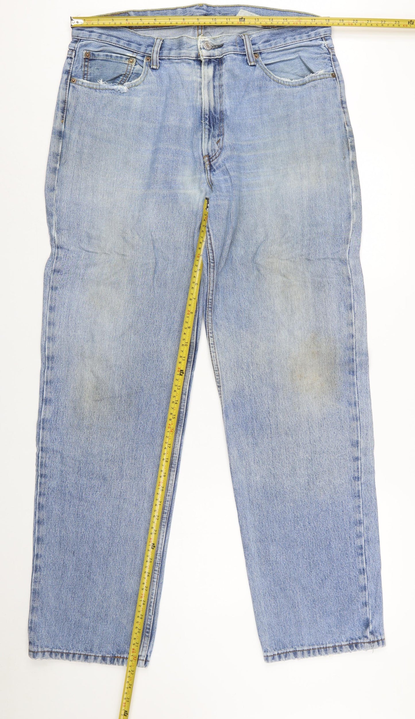 Levi's 550 Men's Blue Relaxed Fit Straight Leg Jeans W36 L34