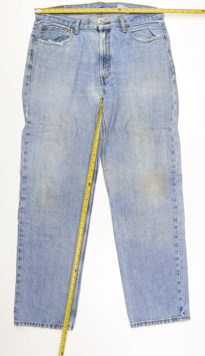 Levi's 550 Men's Blue Relaxed Fit Straight Leg Jeans W36 L34